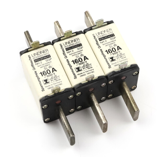 Lindner NH-Sicherungseinsatz 18002.160780 500V 160A (3Stk.) GEB