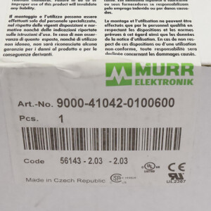 MURR ELEKTRONIK Lastkreisüberwachung MICO 2.6 9000-41042-0100600 SIE