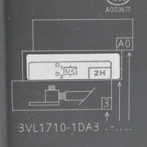 Siemens Leistungsschalter 3VL1710-1DA33-2HA0 GEB