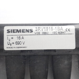 Siemens 3 Phasen Sammelschiene 3RV1915-1BA (5Stk.) OVP