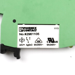 Phoenix Contact Relaissockel PLC-BSC- 24DC/ 1/ACT 2966058 + 2961105 (4Stk.) GEB