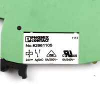 Phoenix Contact Relaissockel PLC-BSC- 24DC/ 1/ACT 2966058 + 2961105 (4Stk.) GEB