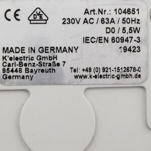 KELECTRIC Sicherungslasttrennschalter CORON2 104651 NOV