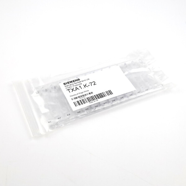 Siemens Adressschlüssel TXA1.K-72 OVP