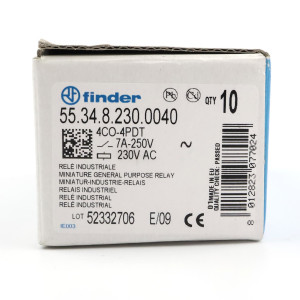 Finder Steckrelais 55.34.8.230.0040 230VAC (10Stk.) OVP