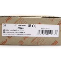Weidmüller Durchgangs-Reihenklemme ZTD 6 1771810000 (14Stk.) OVP