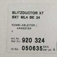 DEHN Kombi-Ableiter Blitzductor XT BXT ML4 BE 24 920324 OVP