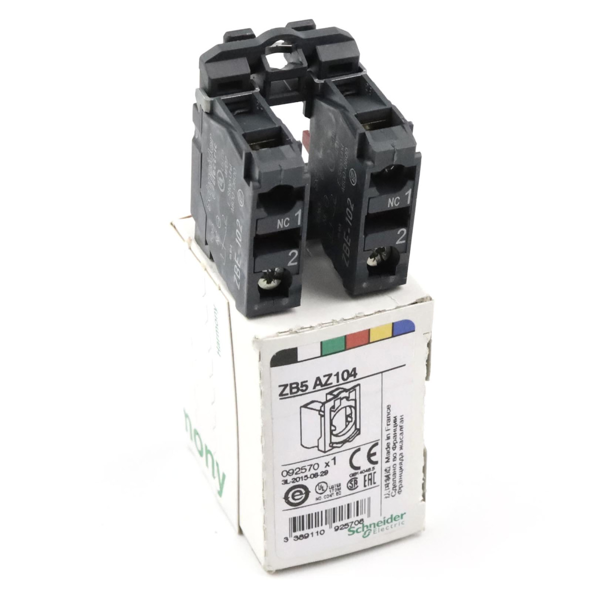 Schneider Electric Hilfsschalterblock ZB5AZ104 092570 OVP