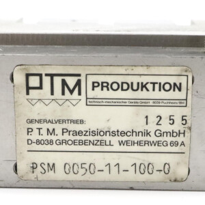 PTM Parallelgreifer PSM 0050-11-100-0 GEB