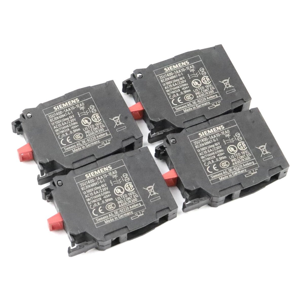 Siemens Kontaktmodul 3SU1400-1AA10-1EA0 (4Stk.) GEB