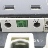 Siemens Schütz 3TF46 382V/50Hz 458V/60Hz GEB