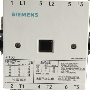 Siemens Schütz 3TF50 -ZA01 415V/50Hz 500V/60Hz GEB