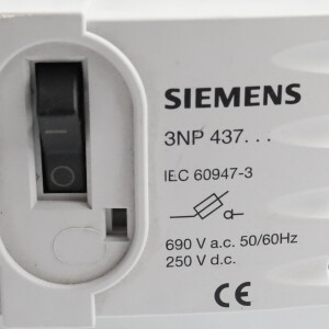 Siemens Lasttrennschalter 3NP437 400A NOV