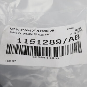 Fanuc Kabel LX660-2060-T001/L7R003 AB OVP