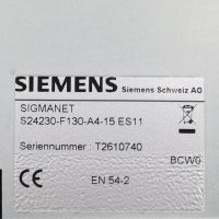 Siemens SIGMANET Bedienfeld S24230-F130-A4-15 ES:11/AS:15 OVP