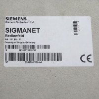 Siemens SIGMANET Bedienfeld S24230-F130-A4-15 ES:11/AS:15 OVP
