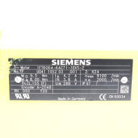 Siemens Synchronservomotor 1FT6064-6AC71-3EK5-Z Z=K24 GEB
