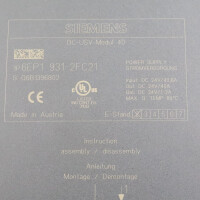 Simatic SITOP DC-USV Modul 6EP1931-2FC21 GEB