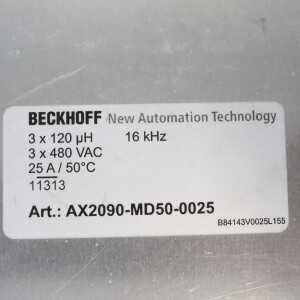 Beckhoff Motordrossel AX2090-MD50-0025 GEB