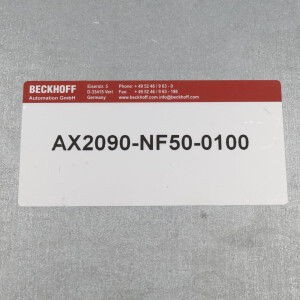 Beckhoff/LTi Netzfilter AX2090-NF50-0100 EMC100.1UR GEB