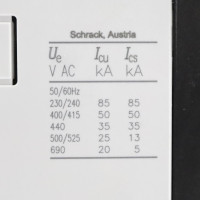 Schrack Leistungsschalter MC3-XD GEB