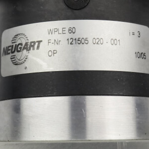 NEUGART Winkelgetriebe WPLE60 i=3 GEB