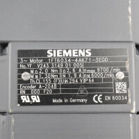 Siemens Synchronservomotor 1FT6034-4AK71-3EG0 GEB