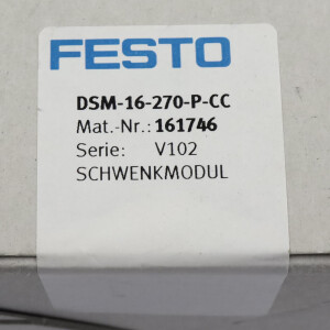 Festo Schwenkantrieb DSM-16-270-P-CC 161746 SIE