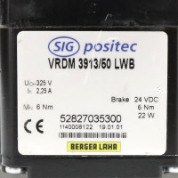 BERGER LAHR Schrittmotor VRDM 3913/50 LWB 0052827035300 + RSM 4/891.124.1S GEB
