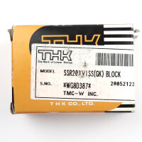 THK Führungswagen SSR20XV1SS(GK) BLOCK OVP