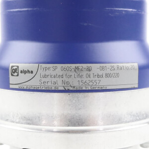alpha / Wittenstein Planetengetriebe SP 060S-MF2-20-0B1-2S i=20 GEB