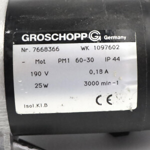 Groschopp Gleichstrommotor PM1 WK1097602 NOV