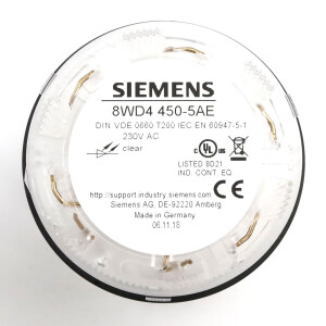 Siemens Dauerlichtelement klar 8WD4 450-5AE OVP