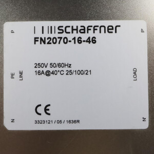Schaffner Netzfilter FN2070-16-46 250V 50/60Hz NOV