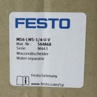 Festo Wasserabscheider MS6-LWS-1/4-U-V 564868 OVP