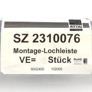 RITTAL Montage-Lochleiste SZ2310076 (19Stk.) OVP