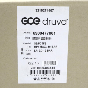 GCE druva Leitungsdruckminderer LMD 50001 SSE2 N14N14 6900477001 OVP