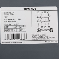 Siemens Sirius Sicherheitsschaltgerät 3SK1213-2AB40 NOV