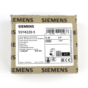 Siemens Leitungsschutzschalter  5SY4220-5 OVP