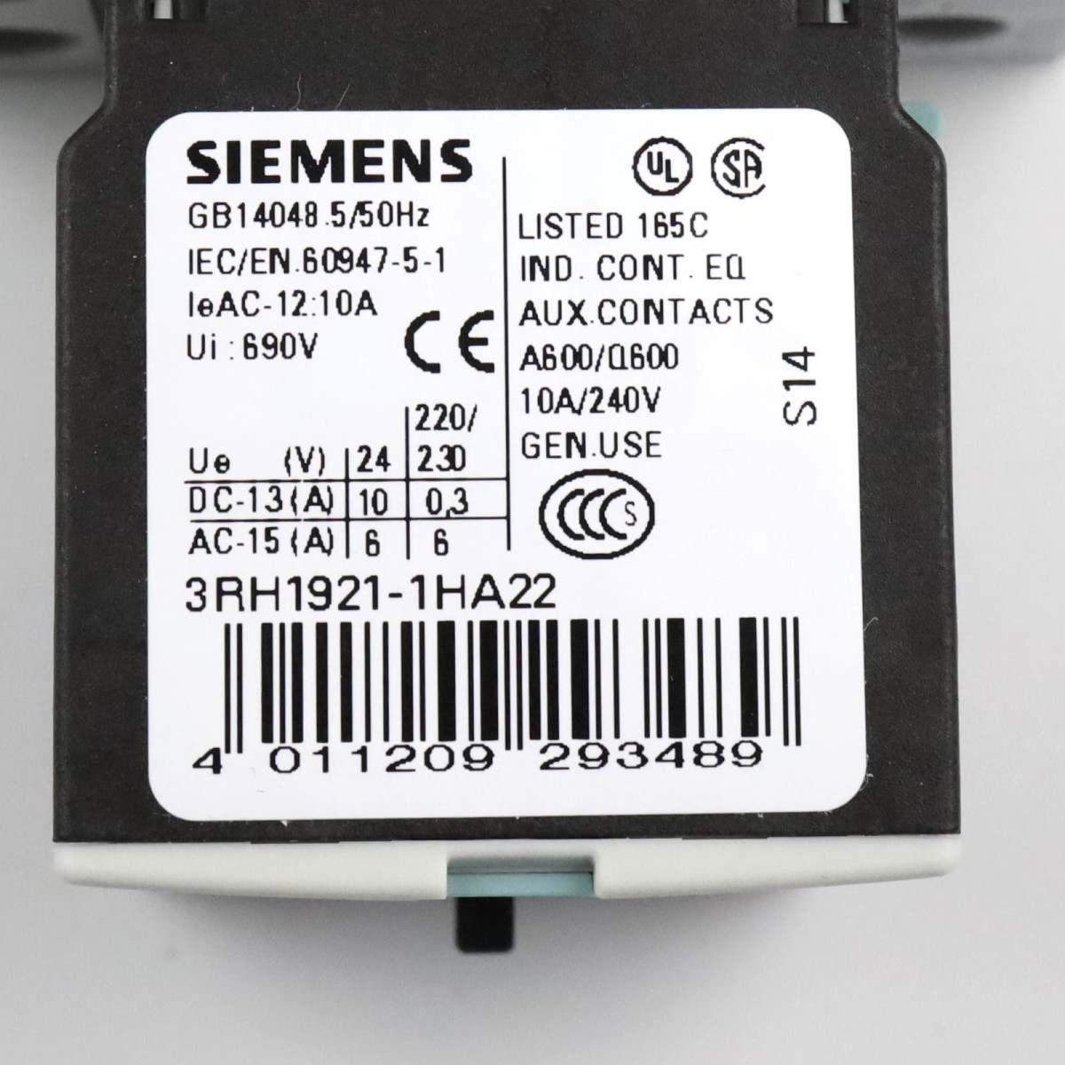 Siemens Leistungsschütz 3RT1024-1AK64 OVP