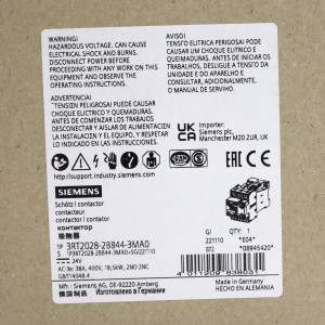 Siemens Leistungsschütz 3RT2028-2BB44-3MA0 OVP
