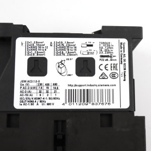 Siemens Leistungsschütz 3RT2027-1AP04 OVP