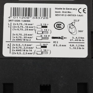 Siemens Schütz 3RT1034-1AK64 OVP