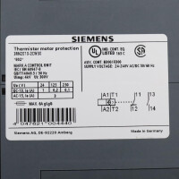 Siemens Thermistor-Motorschutzrelais 3RN2010-2CW30 NOV