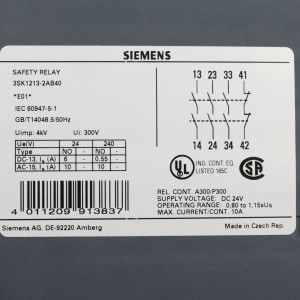 Siemens Sirius Sicherheitsschaltgerät 3SK1213-2AB40 OVP