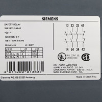 Siemens Sirius Sicherheitsschaltgerät 3SK1213-2AB40 OVP