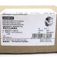 Siemens Leistungsschalter 3RV2711-1AD10 OVP