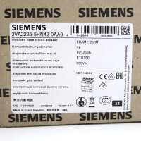 Siemens Leistungsschalter 3VA2225-5HN42-0AA0 OVP