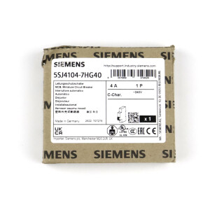 Siemens Leitungsschutzschalter 5SJ4104-7HG40 OVP