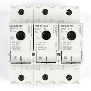 Siemens MINIZED Lasttrennschalter  5SG7113 (3Stk.) OVP